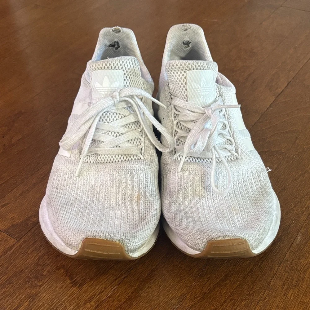 Adidas Light Gray Athletic Sneakers - Picture 2 of 3